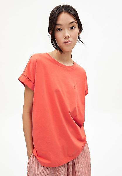 T-Shirt IDAA in hibiscus von ARMEDANGELS günstig online kaufen