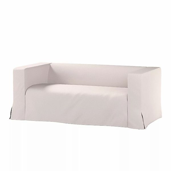 Bezug für Klippan 2-Sitzer Sofa, lang mit Kellerfalte, hellbeige, Klippan 2 günstig online kaufen