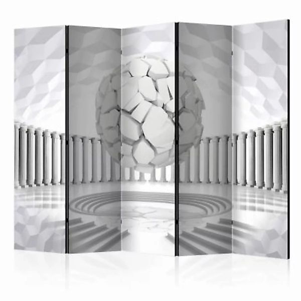 artgeist Paravent Hidden Geometry II [Room Dividers] weiß/grau Gr. 225 x 17 günstig online kaufen