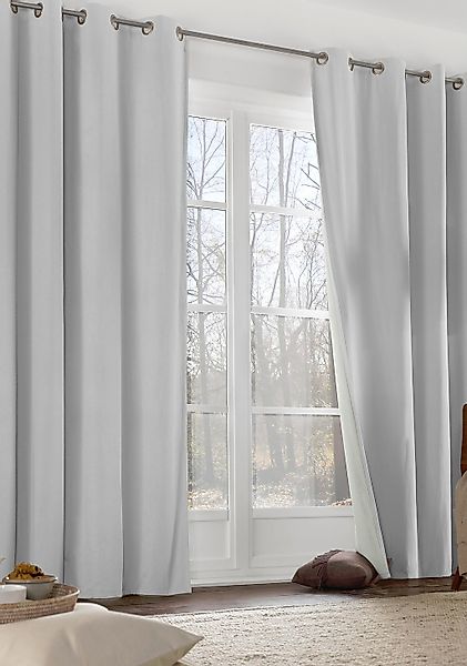 Wirth Vorhang "Neveres" Ösen 1 Stk. tlg. günstig online kaufen