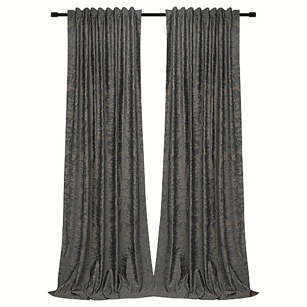 Rosnek Vorhang Samt, Golddruck, thermisch isoliert, für Wohnzimmer Schlafzi günstig online kaufen