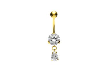 PIERCINGLINE Bauchnabelpiercing Titan Bananabell mit Innengewinde günstig online kaufen