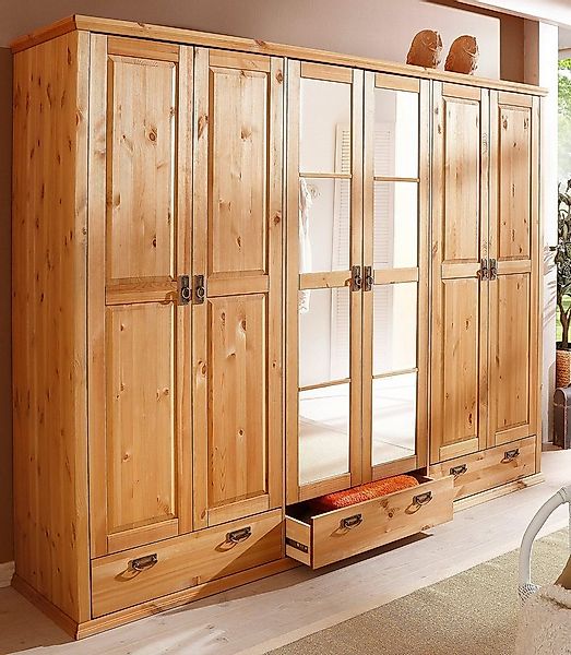 Home affaire Kleiderschrank "Madrid", (3 Breiten: 90/164/245 cm H/T ca.190/ günstig online kaufen