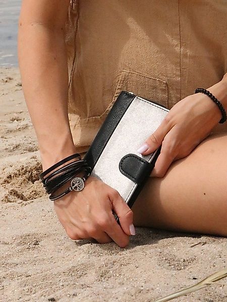 styleBREAKER Wickelarmband Wickelarmband mit Perlen, Kette & Lebensbaum (1- günstig online kaufen