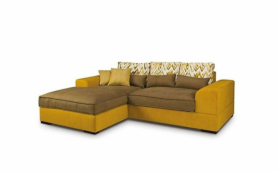 JVmoebel Ecksofa Gelbes Ecksofa Sofa Couch Polster Couchen Moderne Wohnland günstig online kaufen