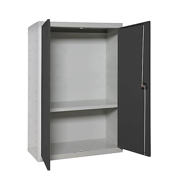 PROREGAL Stahlschrank AMEGO HxBxT 90 x 80 x 40 cm 1x Fachboden Anthrazit-Gr günstig online kaufen