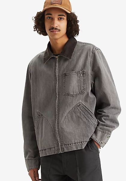 Levis Jeansjacke "FULL ZIP MECHANICS TRKR", mit Zipper und Kragen mit Cordb günstig online kaufen