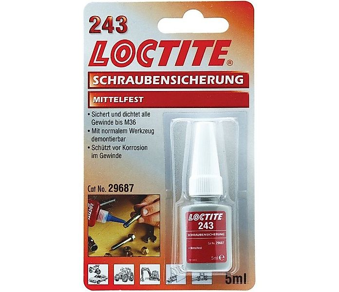 LOCTITE Bastelkleber Loctite 243 Schraubensicherung 5 ml günstig online kaufen