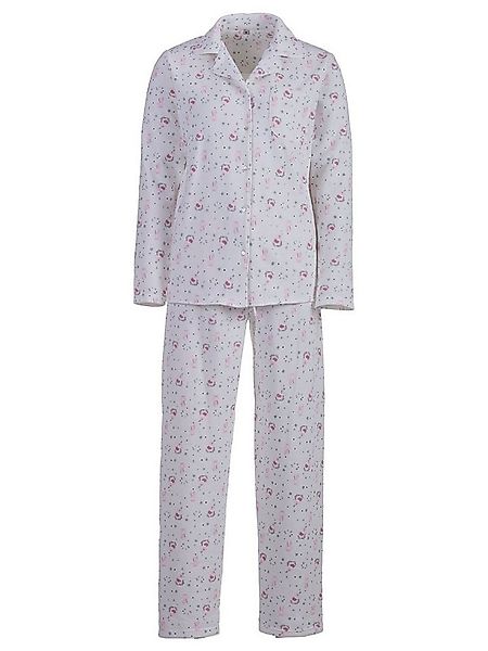 zeitlos Pyjama Pyjama Set Thermo - Schwan Schleife günstig online kaufen