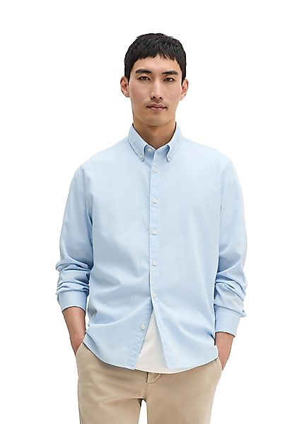 Marc OPolo Langarmhemd "aus Bio-Baumwolle" günstig online kaufen