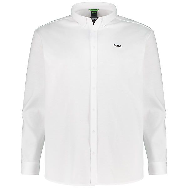 BOSS Freizeithemd aus Baumwolle Farbe weiß Größe: 5XL günstig online kaufen