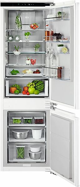 AEG Einbaukühlgefrierkombination Serie 8000 "TSC8M18WCC" 177 cm hoch 55,7 c günstig online kaufen