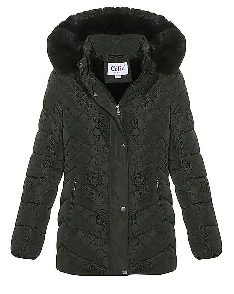 Aurela Damenmode Steppjacke Damen Winterjacke mit Teddyfutter mit abnehmbar günstig online kaufen