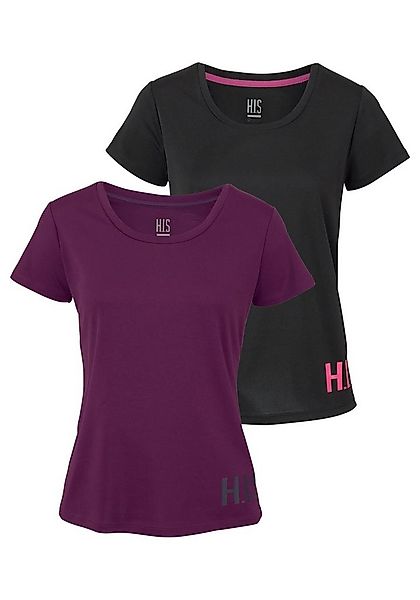 H.I.S Funktionsshirt (Spar-Set, 2er-Pack) figurbetonter Schnitt, sportliche günstig online kaufen