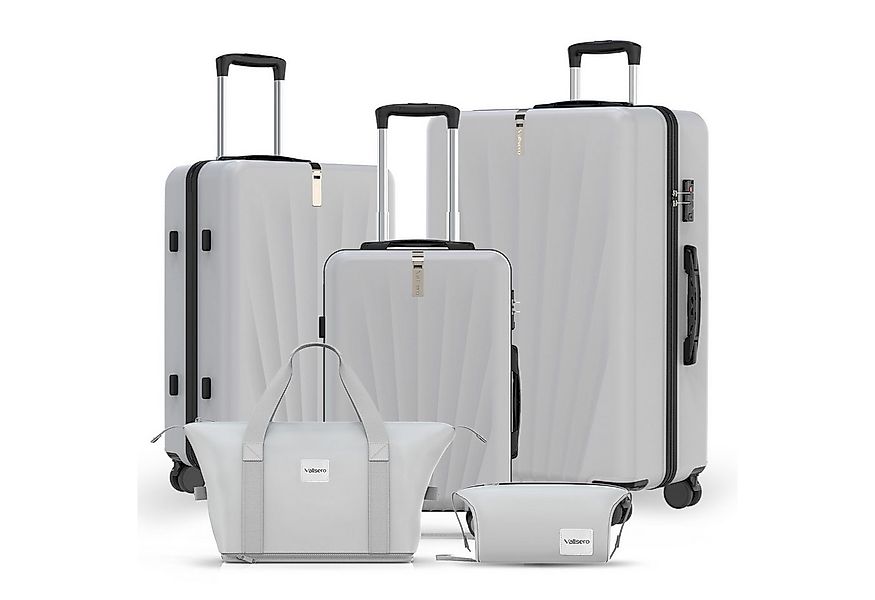 VALLSERO Trolleyset M-L-XL-Set, Gepäck mit Kosmetiktasche, Hartschalen-Koff günstig online kaufen