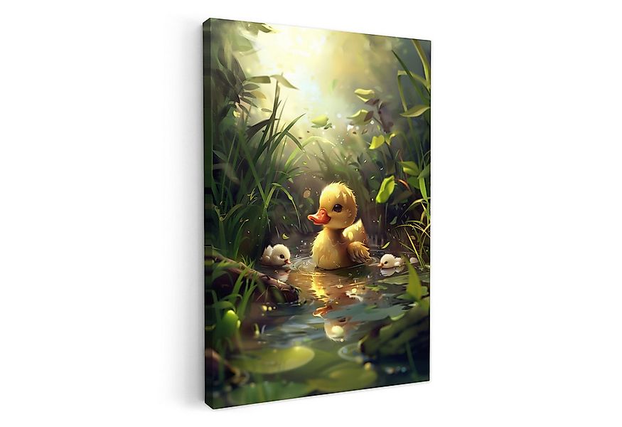 OneMillionCanvasses® Leinwandbild Enten - Tiere - Natur, Fotodruck (1 St), günstig online kaufen