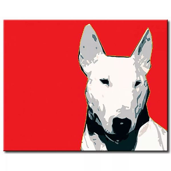 Wandbild Bull Terrier  XXL günstig online kaufen
