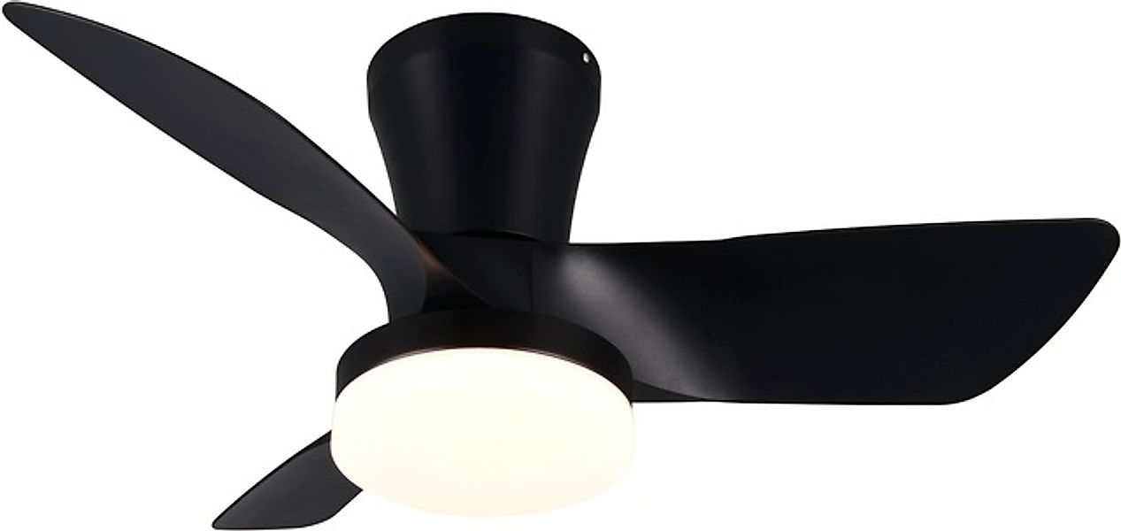 REALITY Leuchten LED Deckenleuchte »RANDERS mit Ventilator, Deckenventilato günstig online kaufen