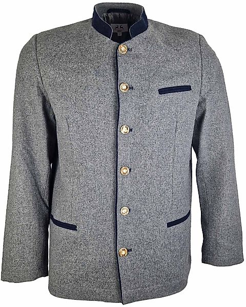 Maddox Trachtenstrickjacke Trachtenjacke Janker 'Erlach', Grau günstig online kaufen