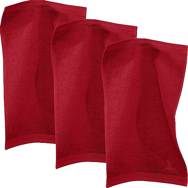 Möve Gästehandtuch Gästetuch "Superwuschel" 3er-Pack, Frottier, Walk-Frotti günstig online kaufen
