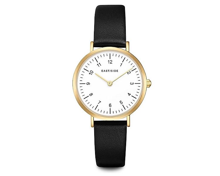 Eastside Quarzuhr Rosehill schwarz, mit Echtleder-Armband günstig online kaufen