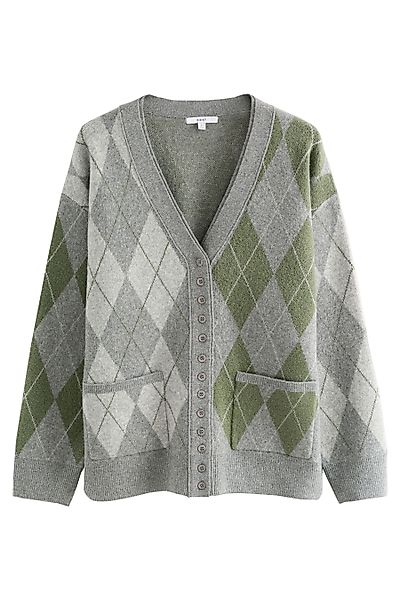 Next Strickjacke Weiche Strickjacke mit V-Ausschnitt, günstig online kaufen