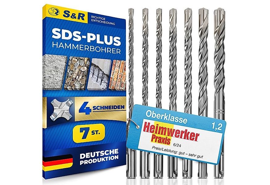 S&R Hammerbohrer Industriequalität Made in Germany, PGM zertifiziert SDS 4 günstig online kaufen