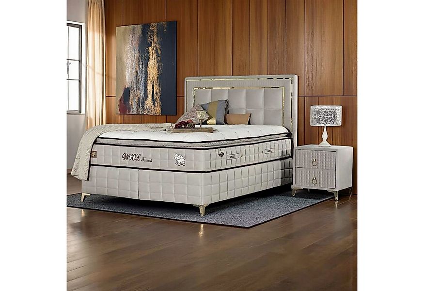 Pointhome Boxspringbett Set, Bss Bedding, Wool Touch, Orthopädische Matratz günstig online kaufen