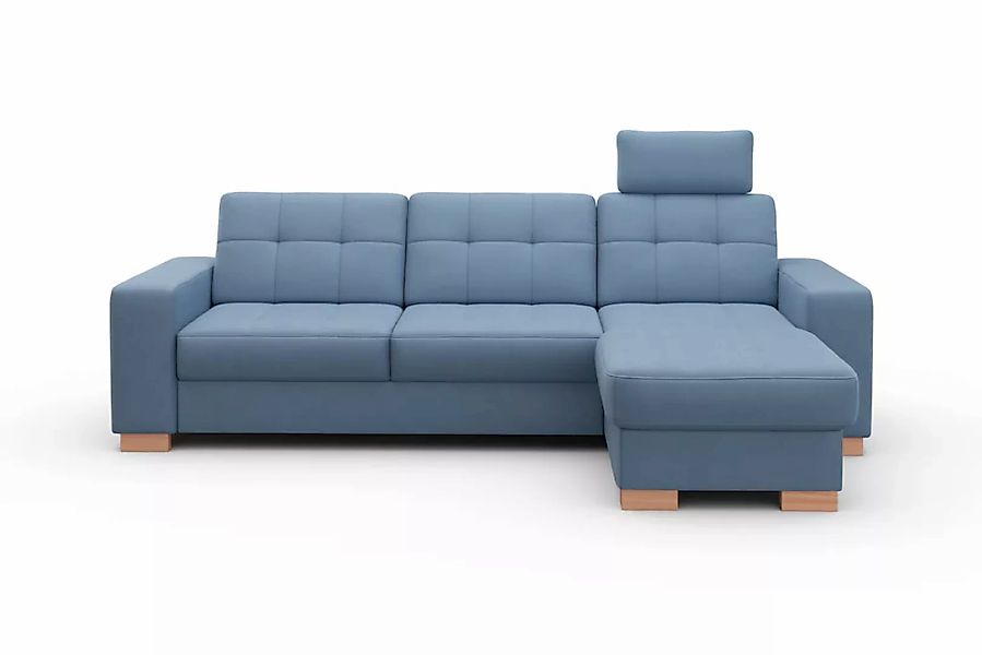 sit&more Ecksofa »Quincy L-Form«, wahlweise mit Bettfunktion und Bettkasten günstig online kaufen