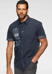 Man's World Kurzarmhemd mit Print günstig online kaufen