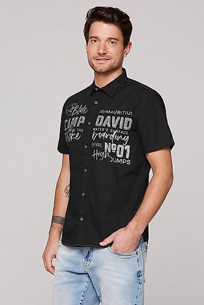 CAMP DAVID Kurzarmhemd mit Stickerei günstig online kaufen