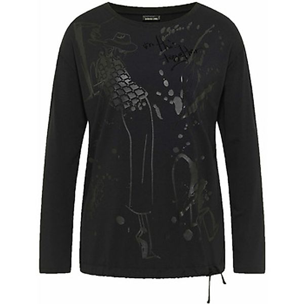 Barbara Lebek  Langarmshirt V-Kragen T-Shirt für Damen günstig online kaufen