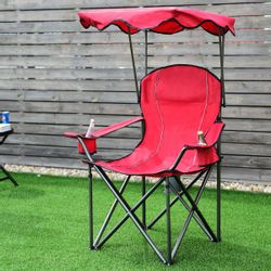 COSTWAY Campingstuhl, mit Sonnendach & Tragtasche, günstig online kaufen