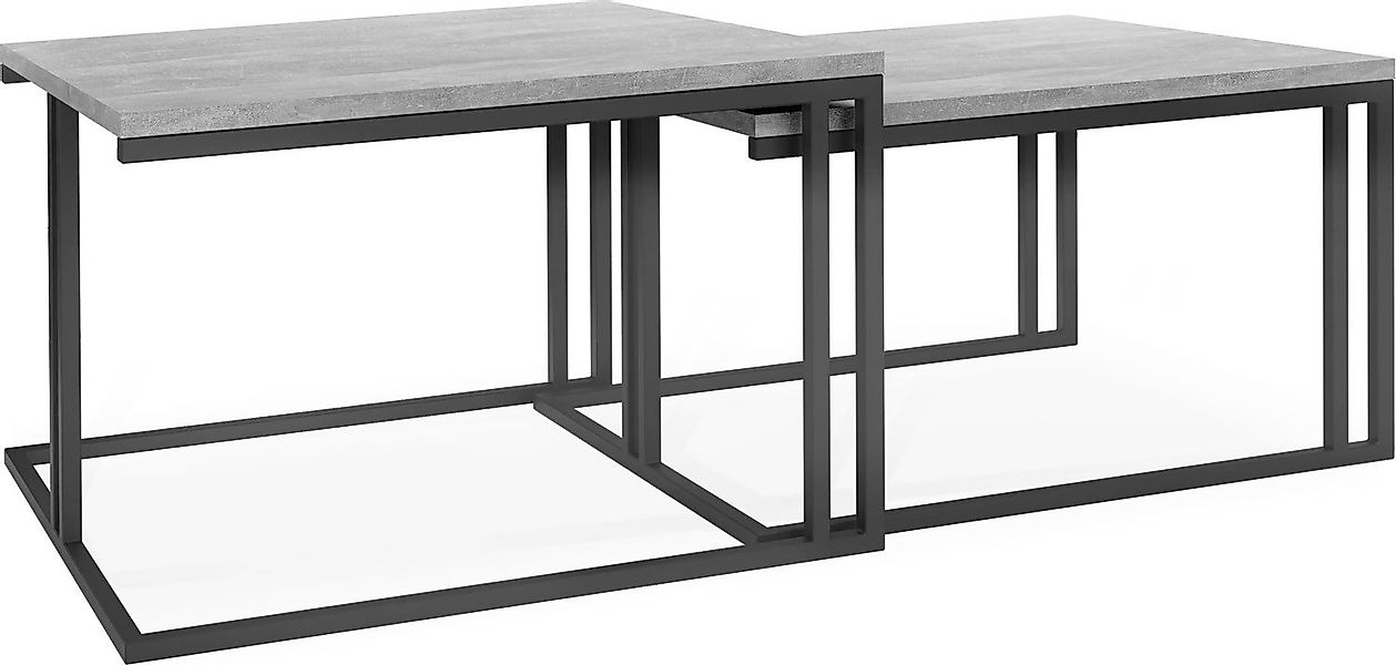 WFL GROUP Couchtisch Cameron, Quadratische 2 günstig online kaufen