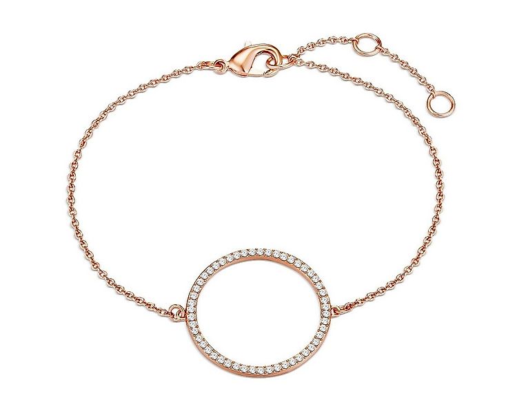 Lulu & Jane Armband Kreis roségold, mit Kreis günstig online kaufen