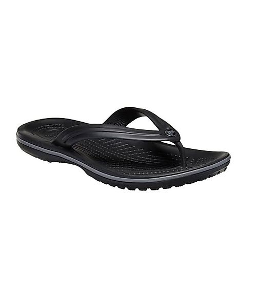 Crocs Zehensandalen Crocband Flip schwarz/grau - 1 Paar Badeschuh günstig online kaufen