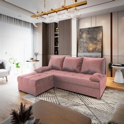 Masseno Ecksofa RITA mit Schlaffunktion L-Form, günstig online kaufen