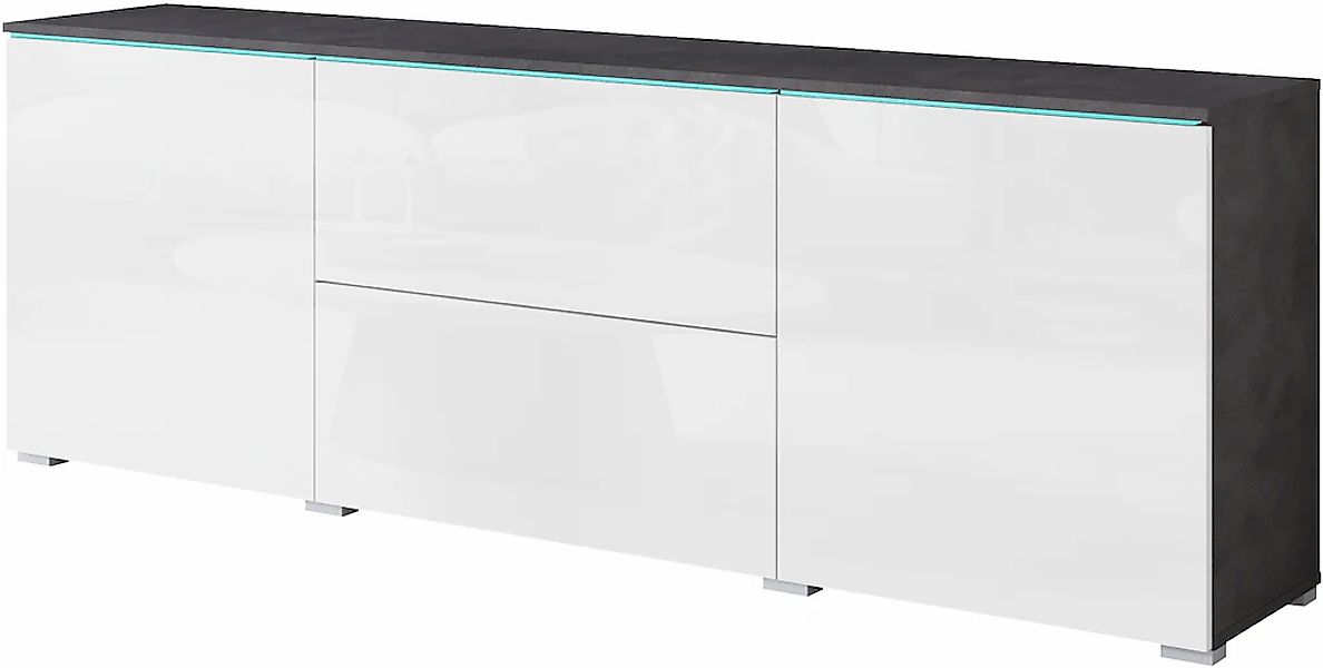 INOSIGN Lowboard Lowboard Vera, 2 Türen/2 Schubladen, TV-Schrank mit viel S günstig online kaufen