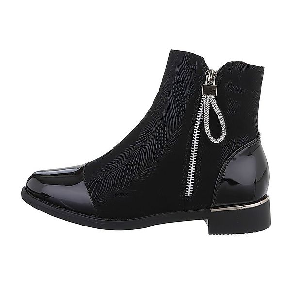 Ital-Design Damen Elegant Stiefelette (84633698) Blockabsatz günstig online kaufen
