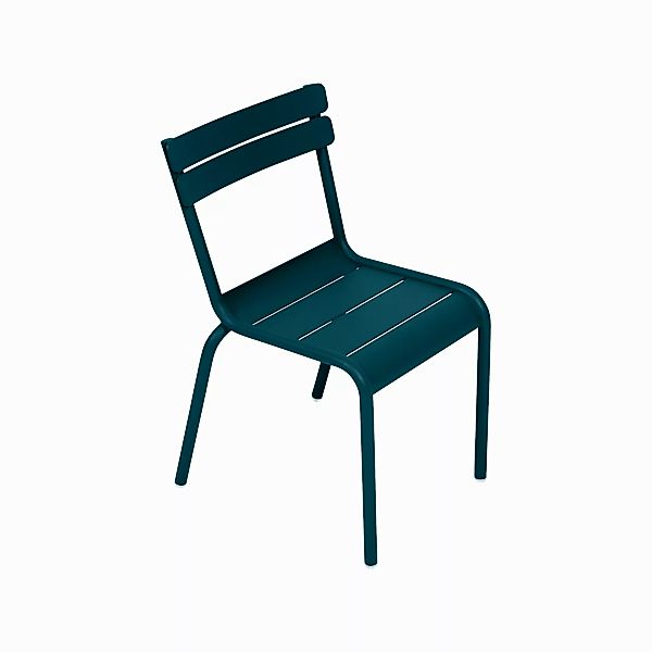 Kinderstuhl Luxembourg Kid aus Aluminium Acapulcoblau günstig online kaufen