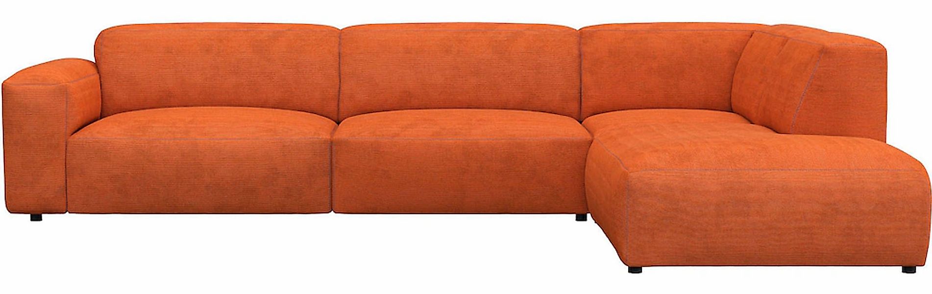 FLEXLUX Ecksofa "Lucera, super bequem durch hochwertigen Sitzaufbau mit Kal günstig online kaufen