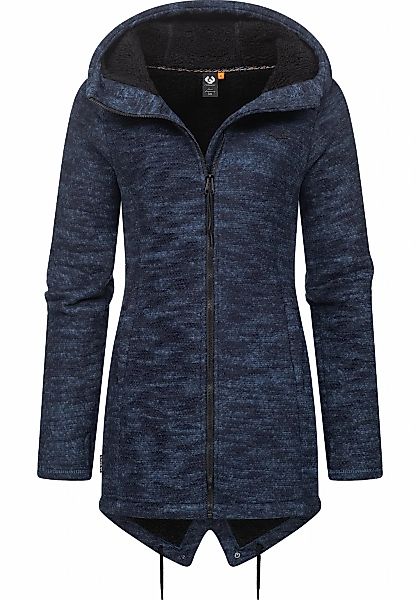 Ragwear Kapuzenstrickjacke Wingi Melange Sportliche Kapuzenjacke günstig online kaufen