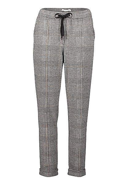 Betty&Co Bundfaltenhose Damen Karo-Hose mit Bindegürtel günstig online kaufen