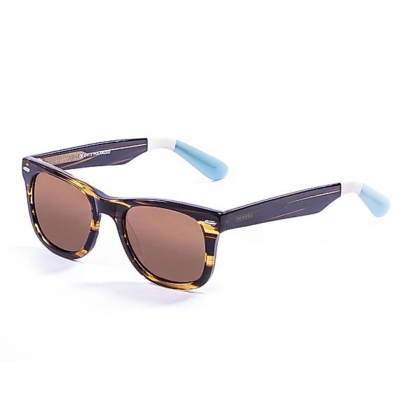 Lenoir Eyewear Biarritz Sonnenbrille CAT3 Frame Demy Brown & White-BlueArms günstig online kaufen