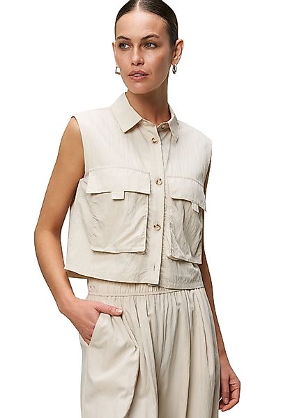 Zero Kurzarmbluse zero Weste mit Pattentaschen günstig online kaufen