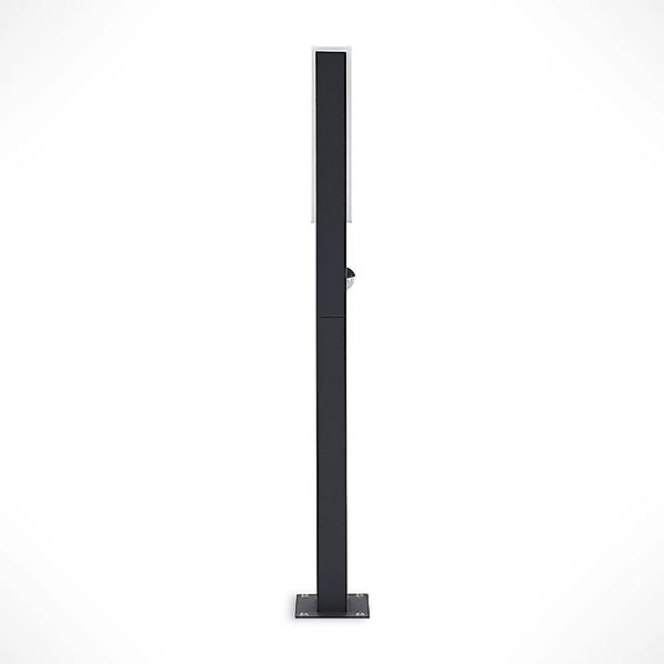 Lucande LED Außenleuchte Virgalia 9619221 mit Bewegungsmelder Spritzwasserg günstig online kaufen