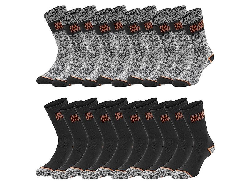 Black + Decker Sportsocken B+D CREW WORK SOCKS (10-Paar) günstig online kaufen