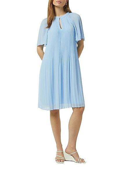 comma Midikleid aus Chiffon, mit Plissee-Falten günstig online kaufen