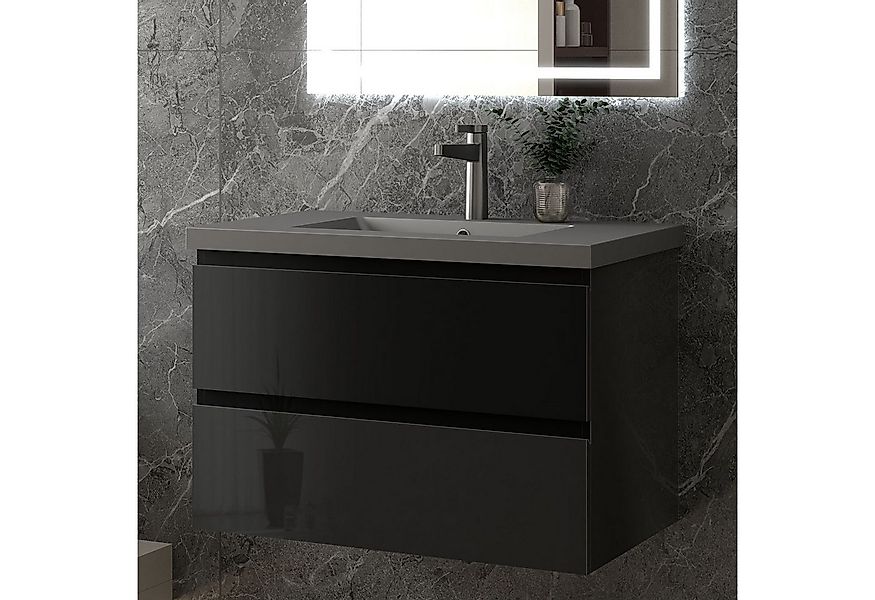 duschspa Waschtisch Waschbecken mit Unterschrank Badmöbel Set Badschrank Wa günstig online kaufen