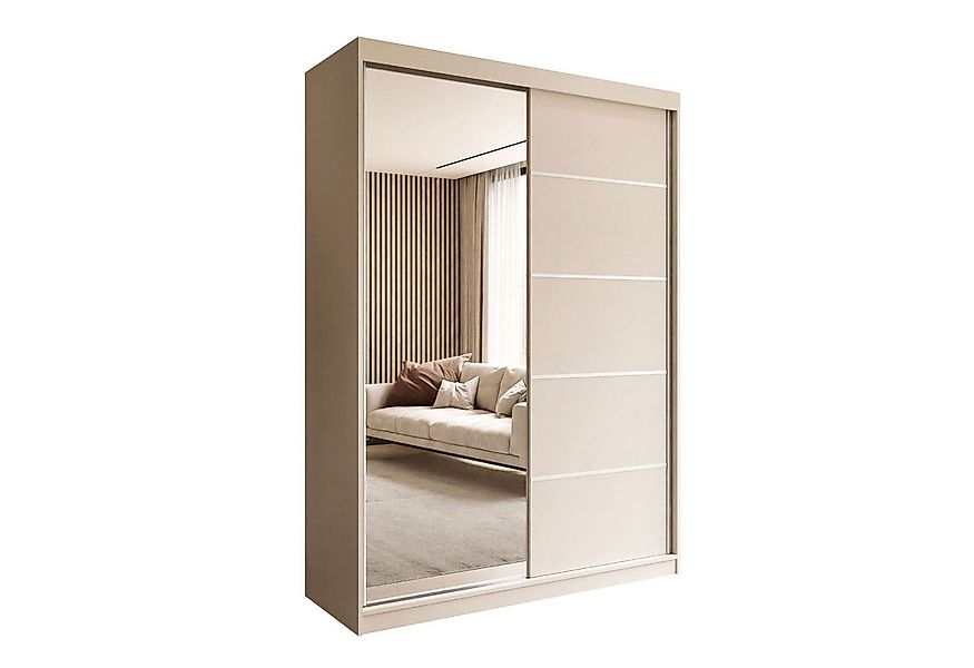 Lookway Kleiderschrank CAMARO II PLUS KASCHMIR Schwebetürenschrank mit Spie günstig online kaufen